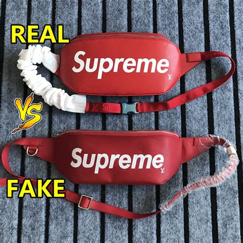 supreme ss17 waist bag real vs fake|how to check for fake supreme.